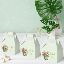 Caixinha De Lembrancinhas Flores em Vasos Aconchegante Estilo Rústico Fofo O