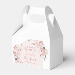 Caixinha De Lembrancinhas Flores Rosa Bebê em Bloom Favor Box