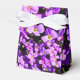 Caixinha De Lembrancinhas Flores Roxas