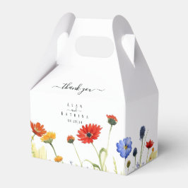 Caixinha De Lembrancinhas Flores Silvestres da Primavera em Gable Box