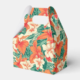 Caixinha De Lembrancinhas Flores tropicais Vibe havaiano