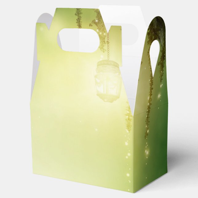 Caixinha De Lembrancinhas Floresta Sonhenta Encantada e Luzes em Favor Russo (Aberto)