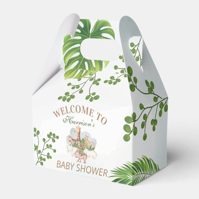 Caixinha De Lembrancinhas Florestas Selvagens (Frente)