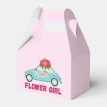 Flower Girl Gift Box Chá de panela Favor Casamento