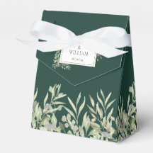 Folhagem Verde Esmeralda Elegante Casamento
