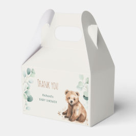 Caixinha De Lembrancinhas Folhas de Mata Cuja chá de fraldas é chamada