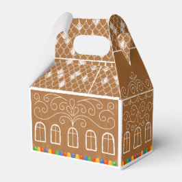 Caixinha De Lembrancinhas Fosco Candy Holiday Gingercake House