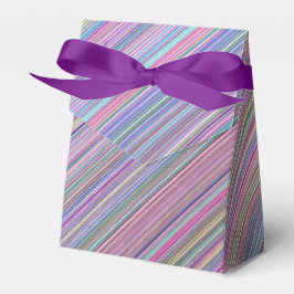 Caixinha De Lembrancinhas Foto da faixa do arco-íris da TV de tela plana que