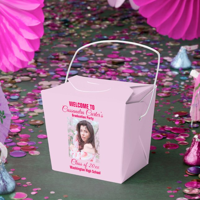 Caixinha De Lembrancinhas Foto do Formando Elegante (Criador carregado)