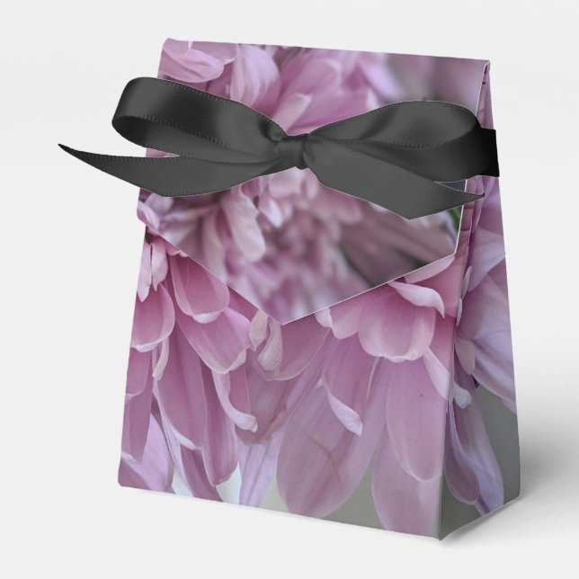 Caixinha De Lembrancinhas foto floral de crisântemo rosa (Frente)