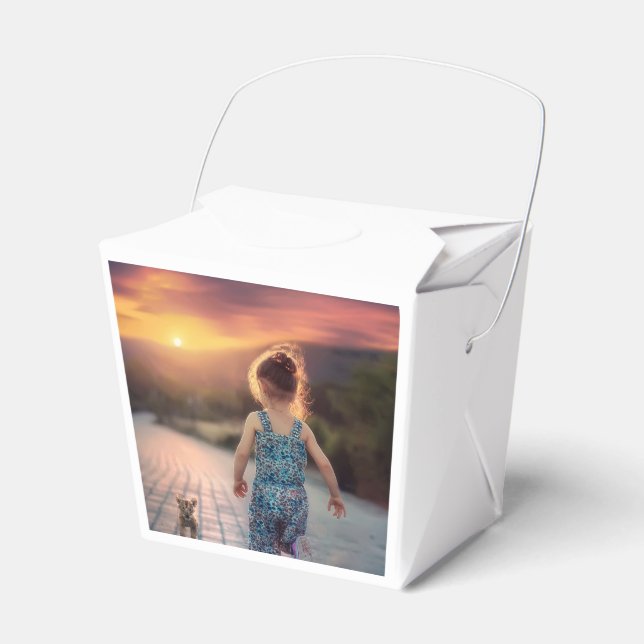 Caixinha De Lembrancinhas Foto Personalizada Customizada (Frente)