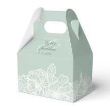 Foto Personalizada Sage Green Flowers Casamento Ch