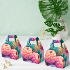 Caixinha De Lembrancinhas Framboesas coloridas