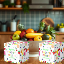 Caixinha De Lembrancinhas Fruta Dois-tti Frutti 2º Aniversário