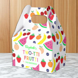 Caixinha De Lembrancinhas Fruta Dois-tti Frutti 2º Aniversário