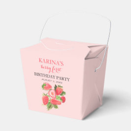 Caixinha De Lembrancinhas Fruta Strawberry primeiro aniversario Summer