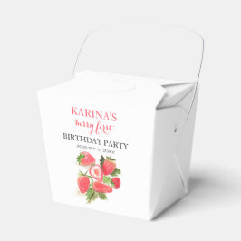 Caixinha De Lembrancinhas Fruta Strawberry primeiro aniversario Summer