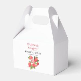 Caixinha De Lembrancinhas Fruta Strawberry primeiro aniversario Summer