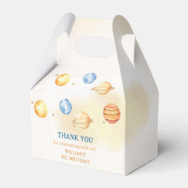 Caixinha De Lembrancinhas Galáxia do Menino dos Planetas Espaciais Exteriore