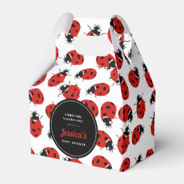 Caixinha De Lembrancinhas Garota Chá de fraldas de Ladybug Vermelha