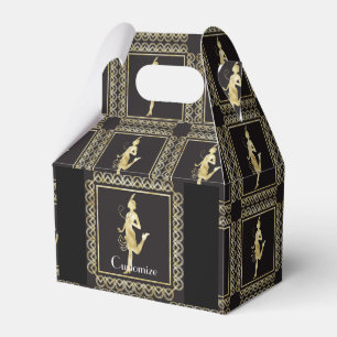 Caixinha De Lembrancinhas Garota Flapper de 1920 Thunder_Cove