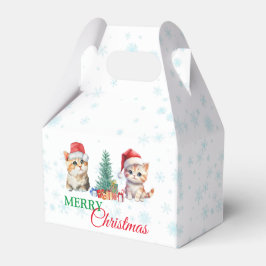 Caixinha De Lembrancinhas Gatinho Gelado Cachorro Cachorro Papais noeis Fest