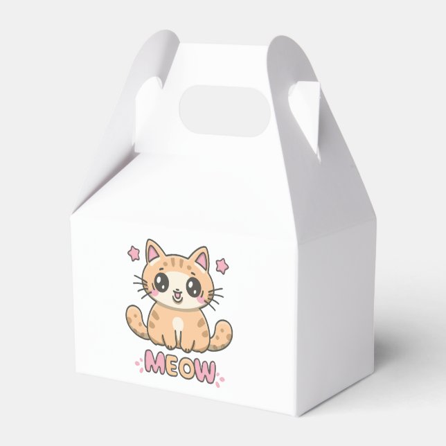 Caixinha De Lembrancinhas gato-do-mato (Frente)