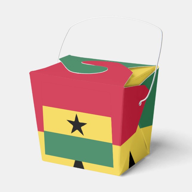 Caixinha De Lembrancinhas Ghana Flag Emblem (Frente)