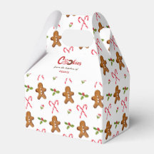 Gingercake man & Candy cane Holiday Cookie