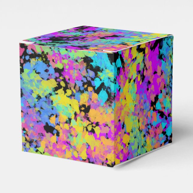 Caixinha De Lembrancinhas giz crayon derretido multicolor : (Frente)