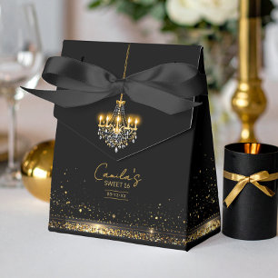 Caixinha De Lembrancinhas Glam Chandelier Sweet 16 ID1108