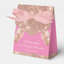 Glam Esmeralda Rosa e Dourado Rose Personalizável