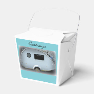 Caixinha De Lembrancinhas Glamping feliz da caravana aciganada da lágrima