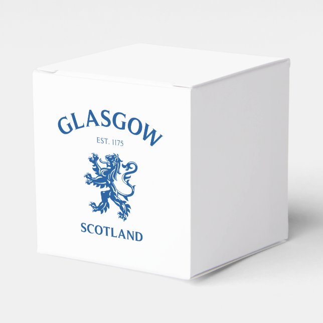 CAIXINHA DE LEMBRANCINHAS GLASGOW, ESCÓCIA (Frente)