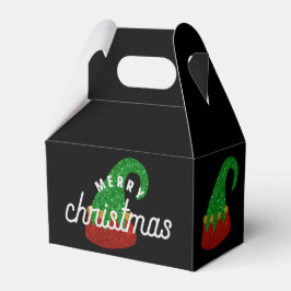 Caixinha De Lembrancinhas Glitter Elf Hat