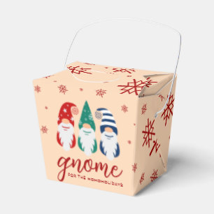 Caixinha De Lembrancinhas Gnomo de Natal do Holidays Snowflakes