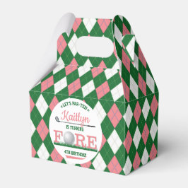 Caixinha De Lembrancinhas Golf PAR-TEE 4º Aniversário