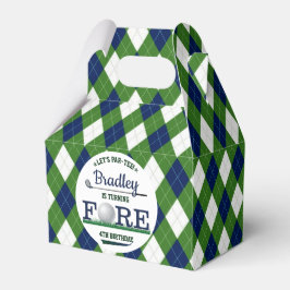 Caixinha De Lembrancinhas Golf PAR-TEE 4º Aniversário