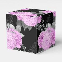 Caixinha De Lembrancinhas Gótico preto, roxo e prateado