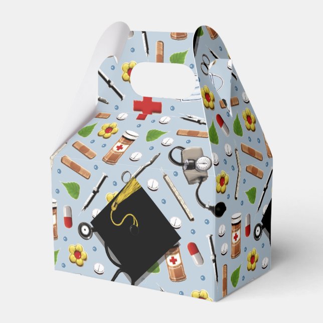 Caixinha De Lembrancinhas Graduação de Enfermeiros (Frente)