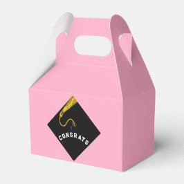Caixinha De Lembrancinhas Graduação Rosa