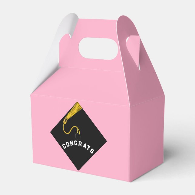 Caixinha De Lembrancinhas Graduação Rosa (Frente)