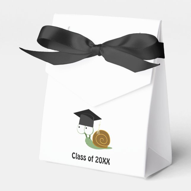 Caixinha De Lembrancinhas Graduado Caracol 20XX (Frente)