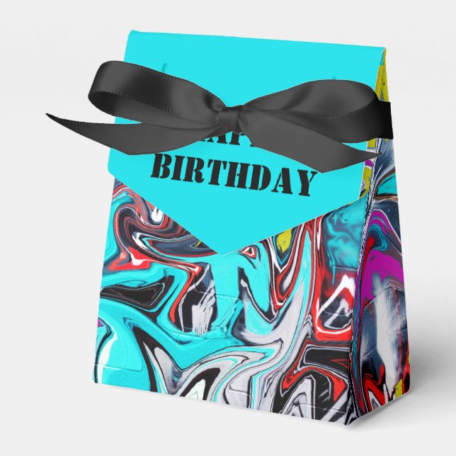 Caixinha De Lembrancinhas Grafite (Frente)