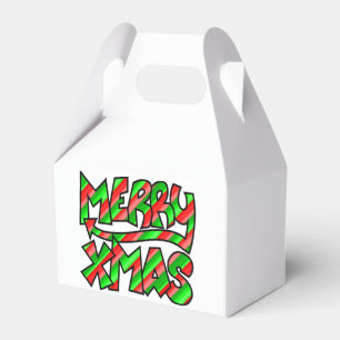 Caixinha De Lembrancinhas Grafites do XMAS