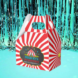 Caixinha De Lembrancinhas Grande primeiro aniversario de Carnaval de Circo S