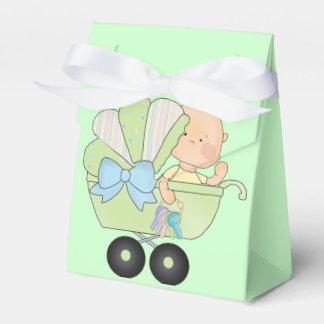 Caixinha De Lembrancinhas Green Baby Shower Favor Box
