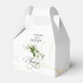 Caixinha De Lembrancinhas Greenery Botanicals Watercolor Calliografia Casame