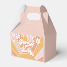 Groovy Baby Retro Sol daisy boho obrigado Fa