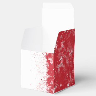 Caixinha De Lembrancinhas Grunge Splatter Painted Flag da Itália